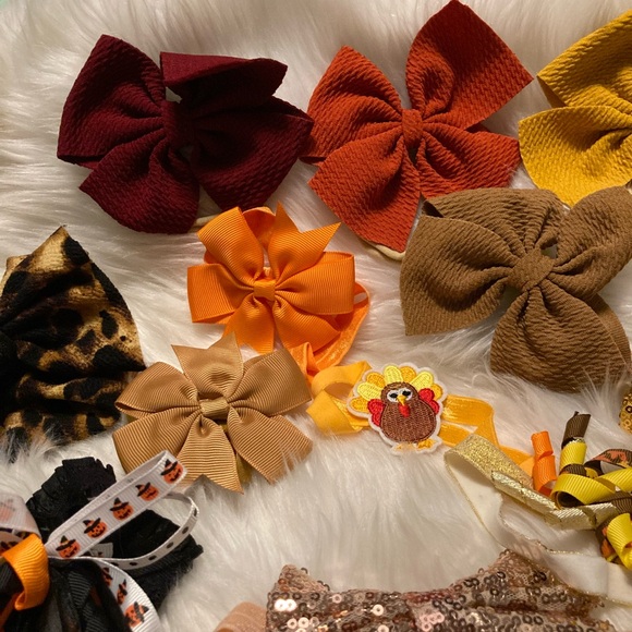 🎀 ( bundle of 3 for $10)fall infant hair accessories - Picture 4 of 8